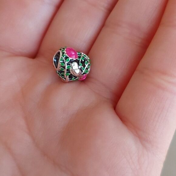 925 Silver Secret Garden Charm - Picture 2 of 6